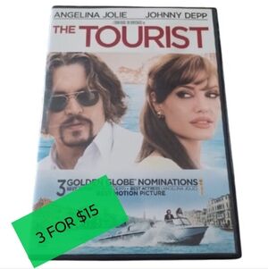 The Tourist DVD Action Adventure Johnny Depp Angelina Jolie Romance Action Movie